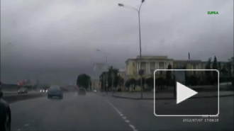 Авария на Арсенальной набережной.