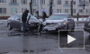 Внезапный снег в Петербурге вызвал массу ДТП: на Седова столкнулись Honda и Kia