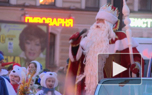 В Петербурге встретили Деда Мороза