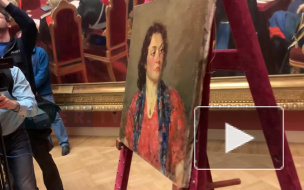 Русскому музею передали "Портрет женщины с гранатовым кулоном"