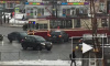 В Петербурге легковушка въехала в трамвай