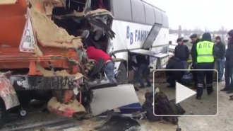 Опубликовано видео с места страшной аварии с семью пострадавшими под Воронежем