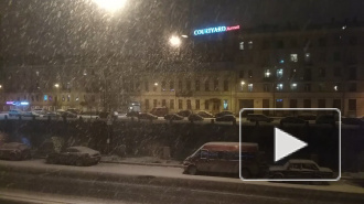 На четверг в Петербурге обещают мокрый снег и гололед