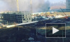Появилось видео пожара в Краснодаре в микрорайоне Гидростроителей
