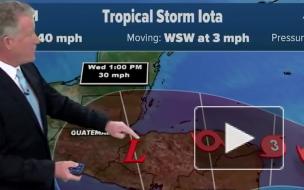 Тропический шторм "Йота" образовался в Карибском море