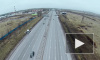 На 20 дней закрыли две полосы КАД в районе развязки с Московским шоссе
