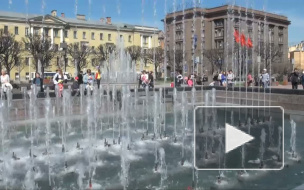 Светомузыкальные фонтаны - подарок городу ко Дню Победы