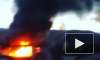 Появилось видео пожара в Геленджике: огонь уничтожил частный дом