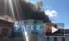 Видео: в Петербурге горит автосервис на Хрустальной улице