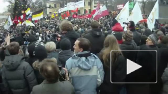 Редкий свист Шендеровичу на митинге в Петербурге 