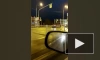 Иномарка "облокотилась" на ограждение после ДТП на Таллинском шоссе