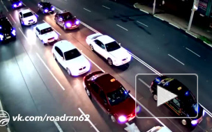 Видео: в центре Рязани водитель без прав сбил пешехода