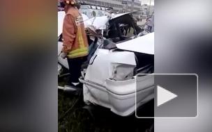 Разорвало пополам: В сети опубликовано видео смертельного ДТП на автостоянке в Новокузнецке 