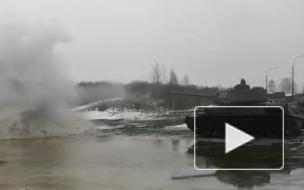 В Красном Селе чучело Масленицы расстреляли из танка