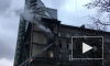 Появилось видео пожара на проспекте Юрия Гагарина
