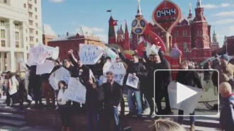 Видео и фото с митинга в Москве. Навальный был задержан полицией