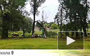 Появилось видео последствий урагана в Нижегородской области