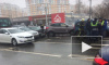 Появилось видео массового ДТП с 7 машинами на юге Москвы