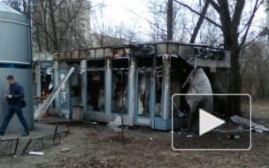 На проспекте Науки сгорел ларек с "паленой водкой"