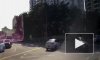 Видео: В Сингапуре "автомобиль-призрак" стал причиной ДТП 