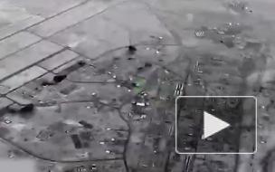 Опубликовано видео ракетного удара Ирана по авиабазе США