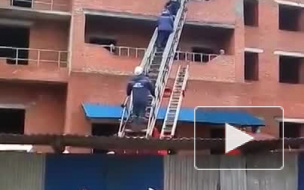Видео: в Саранске обрушился строящийся дом