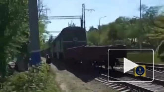 В Мариуполе запустили первый грузовой поезд по новой железной дороге 