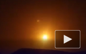Отражение сирийской ПВО ракетного удара по Дамаску сняли на видео