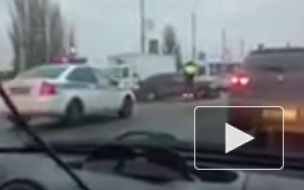 В сети появилось видео с места массовой аварии в Липецке