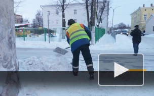 В Выборге проинспектировали уборку снега на главных магистралях города, тротуарах и межквартальных проездах 