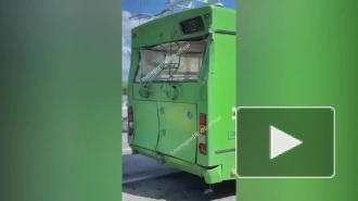 В Казани столкнулись автобус и троллейбус