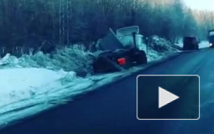 В Пермском крае в ДТП с автобусом и двумя грузовиками погиб человек