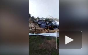  В Балаково под Саратовом прошел мощный ураган