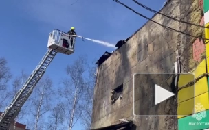 В Новой Москве потушили пожар в магазине "Дикси"