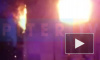 Видео: на Бухарестской горит квартира