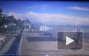 В Сети появилось видео крушения вертолета в Сочи