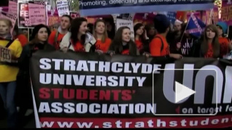 В Лондоне протесты студентов привели к насилию