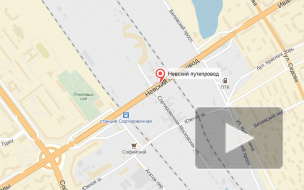 До 23 августа на Невском путепроводе будут работать только полторы полосы в каждую сторону