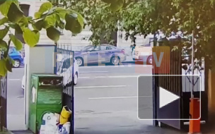 Мотоциклист перелетел через машину в результате ДТП на Ваське