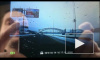 В сети появилось видео "погони" на Синопской набережной 