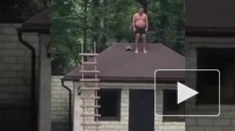Жесткое видео из Сочи: Пьяный мужчина промахнулся мимо бассейна