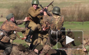 Под Петербургом показали реконструкцию штурма Зееловских высот