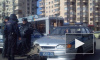 Полицейский автомобиль попал в опасное ДТП на проспекте Ветеранов
