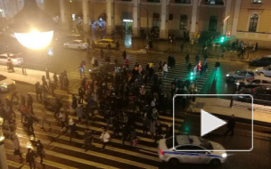 На переходе у Московского вокзала Range Rover  сбил пешехода