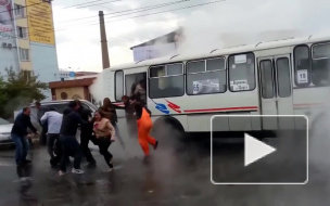 В Красноярске пассажиры автобуса чуть не сварились заживо