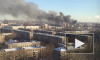 На Обуховской обороны горят два здания, у одного рухнула крыша