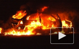 ДТП в Санкт-Петербурге: на Мурманке в аварии сгорели грузовик и легковушка, на Народной КАМАЗ подмял Хендэй