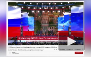 Трансляцию брифинга Столтенберга на Deutsche Welle прервали кадры с Красной площади