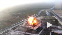 Видео: дрон снял теракт с участием смертников