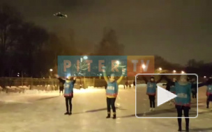 В Московском парке Победы начался флешмоб от петербуржцев 